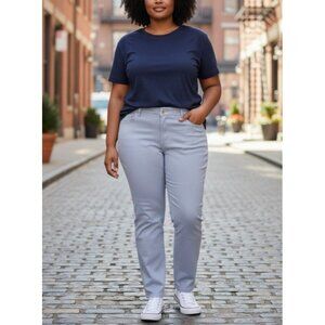 J.Crew Womens Lavender Chino Pants Size 10 Cotton Blend Button Closure